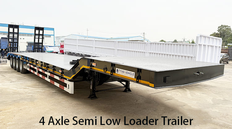 4 Axle Semi Low Loader Trailer for Sale in Philippines, Phapa