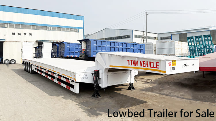 New 100 Ton Lowbed Trailer for Sale in Philippines, Davao