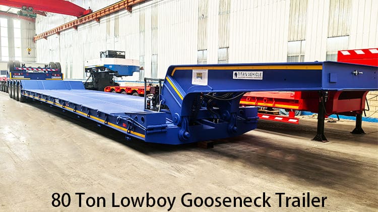 80 Ton Lowboy Gooseneck Trailer for Sale in Philippines, Cagayan De Oro