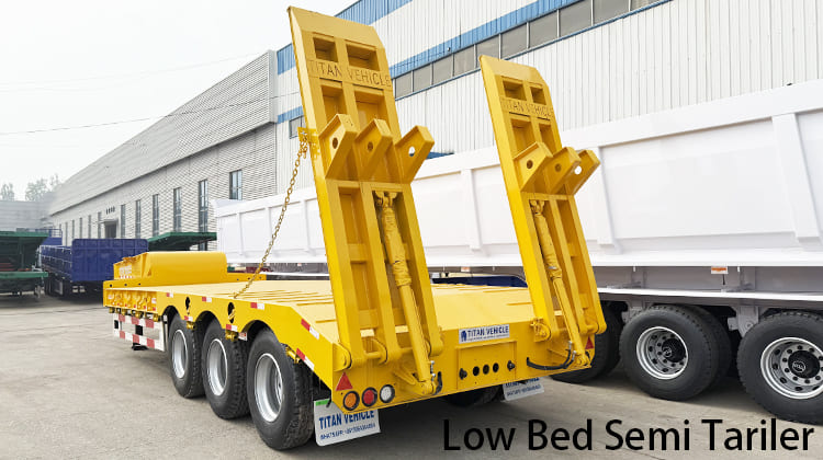 Tri Axle Low Bed Semi Tariler for Sale in Philippines, Batangas