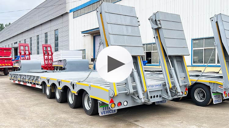 4 Line 8 Axle Low Bed Trailer Manufacturers for Sale in Philippines, Naga