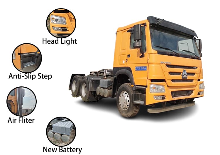 Second Hand Sinotruk Howo Tractor Truck Price EURO 4 for Sale in Philippines, Manila
