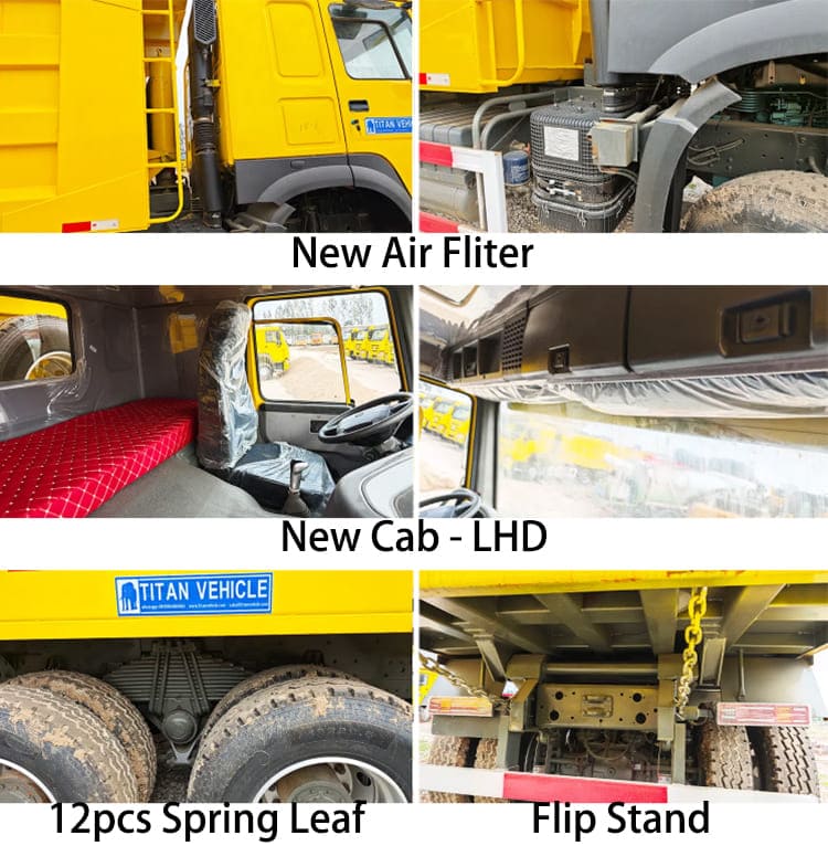 LHD Used Howo 10 Wheeler Dump Truck for Sale in Philippines, Naga