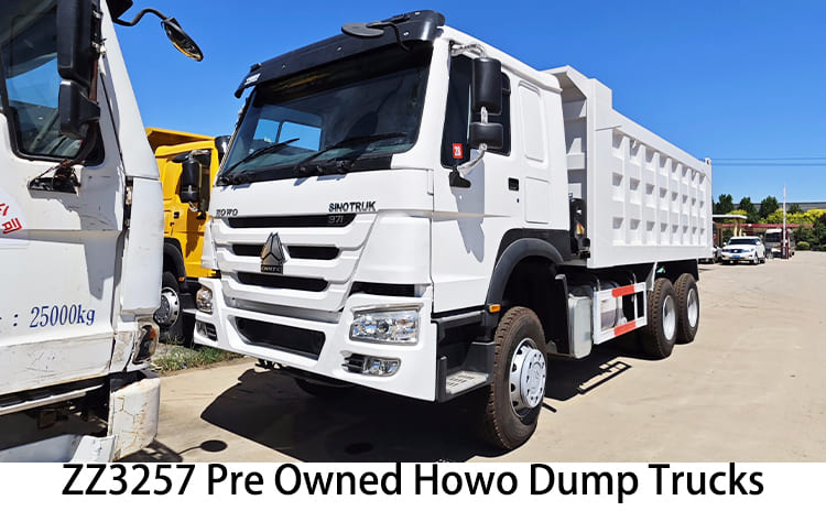 ZZ3257 Pre Owned Howo Dump Trucks for Sale in Philippines, Cebu