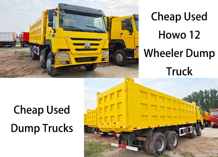 Cheap Used Dump Trucks | Howo 12 Wheeler Dump Truck Price for Sale in Philippines, General Santos