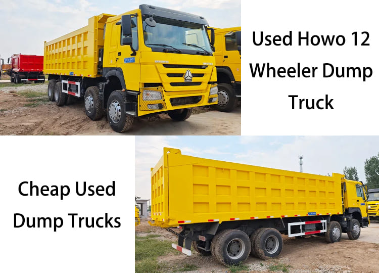 Cheap Used Dump Trucks | Howo 12 Wheeler Dump Truck Price for Sale in Philippines, General Santos