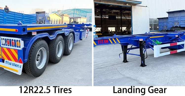 New 40Ft Container Skeleton Trailer for Sale in Philippines, Cebu
