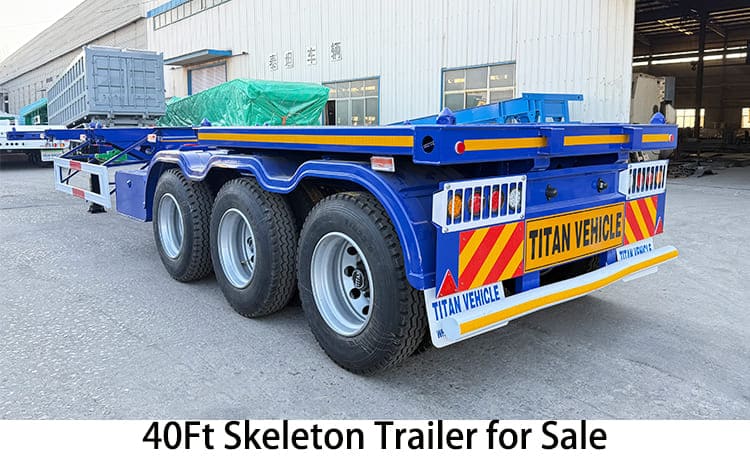New 40Ft Container Skeleton Trailer for Sale in Philippines, Cebu