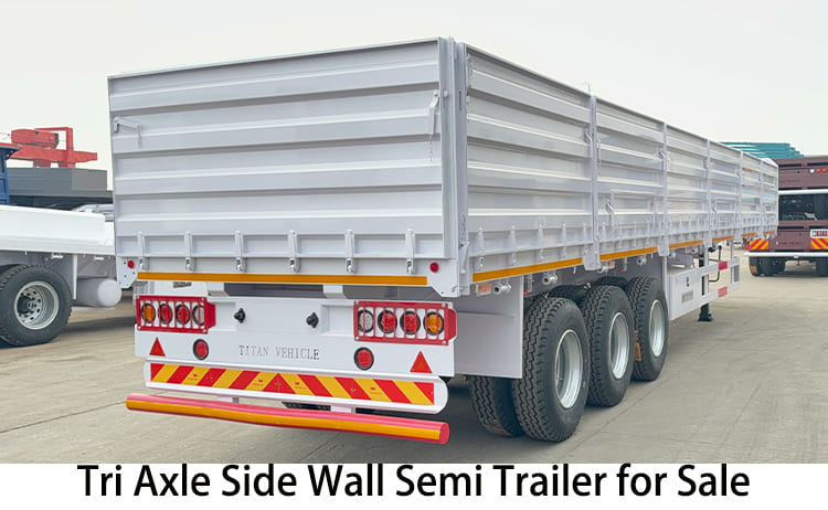 Tri Axle Trailer With Side Walls | Side Wall Semi Trailer for Sale in Philippines, Manila   