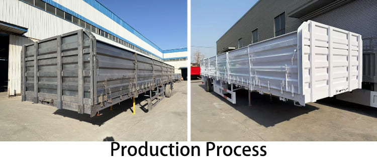 Tri Axle Trailer With Side Walls | Side Wall Semi Trailer for Sale in Philippines, Manila   