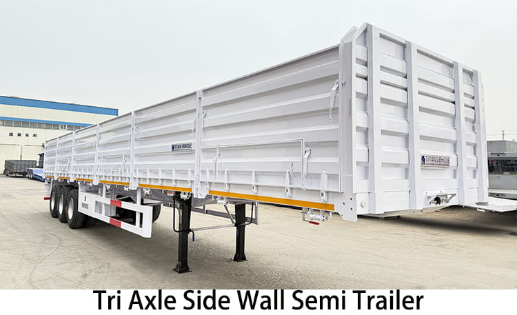 Tri Axle Trailer With Side Walls | Side Wall Semi Trailer for Sale in Philippines, Manila   