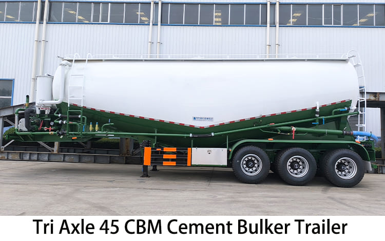 Tri Axle 45 CBM Cement Bulker Trailer Price for Sale in Philippines, Manila