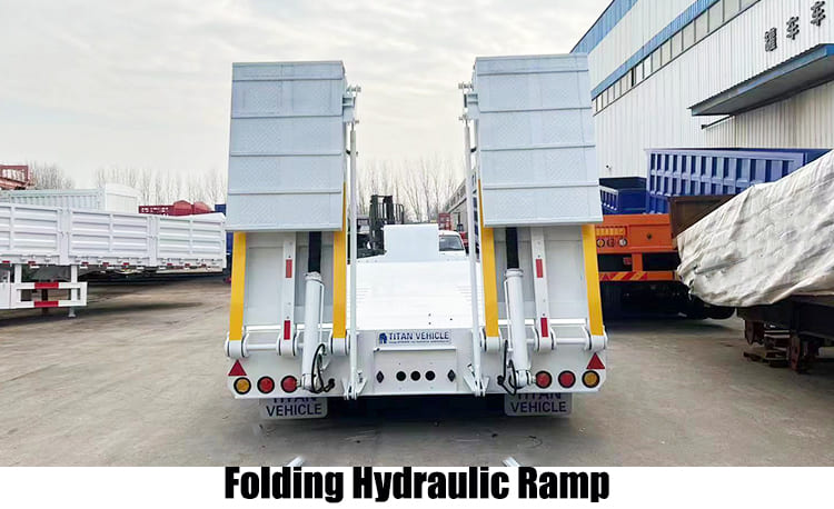 Tri Axle Low Loader Trailer for Sale in Philippines Manila 