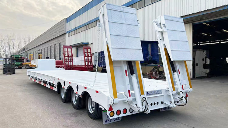 Tri Axle Low Loader Trailer for Sale in Philippines Manila 