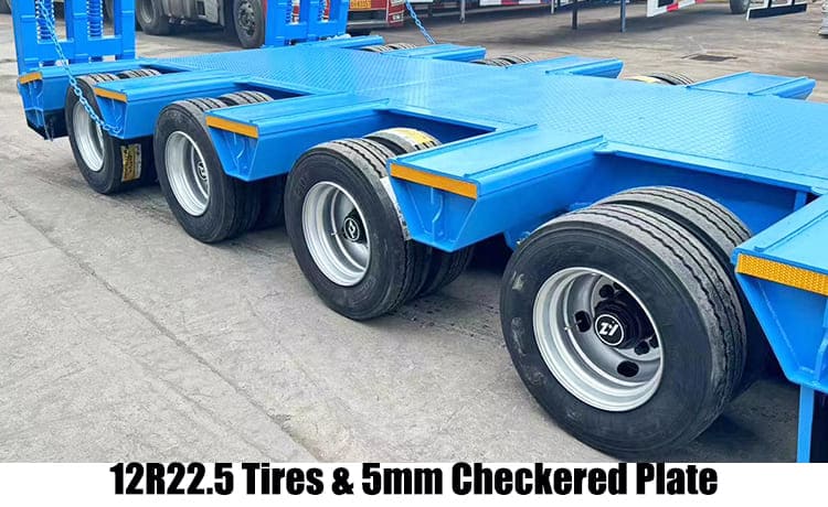 4 Axle 100 Ton Lowbed Trailer for Sale Philippines