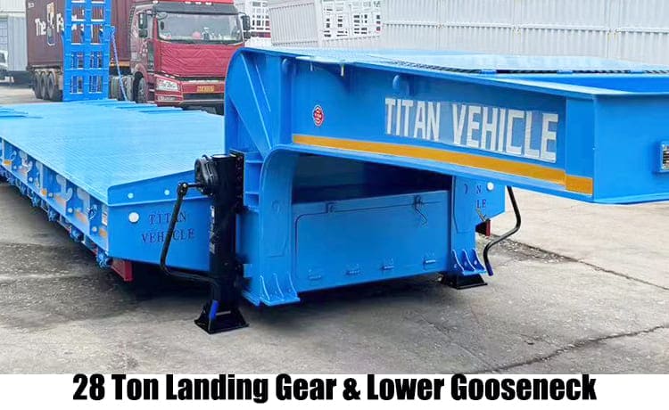 4 Axle 100 Ton Lowbed Trailer for Sale Philippines