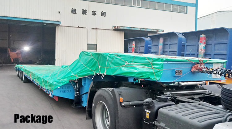 4 Axle 100 Ton Lowbed Trailer for Sale Philippines