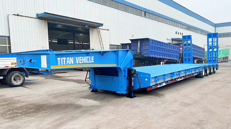 4 Axle 100 Ton Lowbed Trailer for Sale Philippines