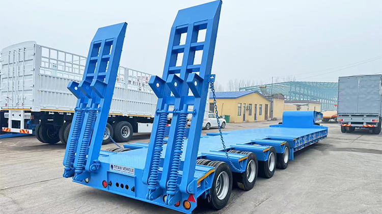 4 Axle 100 Ton Lowbed Trailer for Sale Philippines