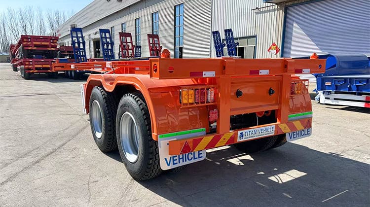 20 Ft Shipping Container Chassis Trailer for Sale in Philippines Cebu