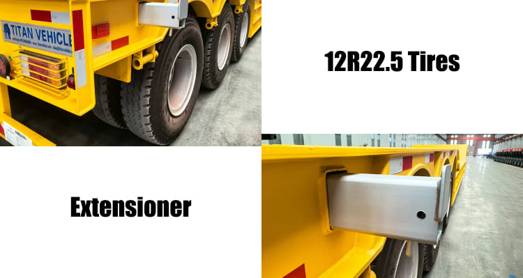 3 Axle 100 Ton Folding Gooseneck Trailer | Front Loading Low Bed Gooseneck Trailers for Sale in Philippines Manila