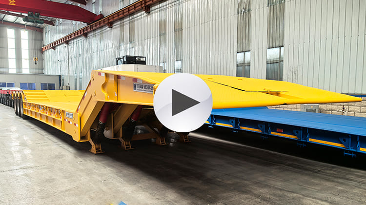 3 Axle 100 Ton Folding Gooseneck Trailer | Front Loading Low Bed Gooseneck Trailers for Sale in Philippines Manila