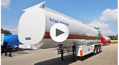 Tri Axle Oil Tanker Semi Trailer