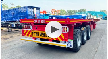 3 Axle Flat Bed Trailer