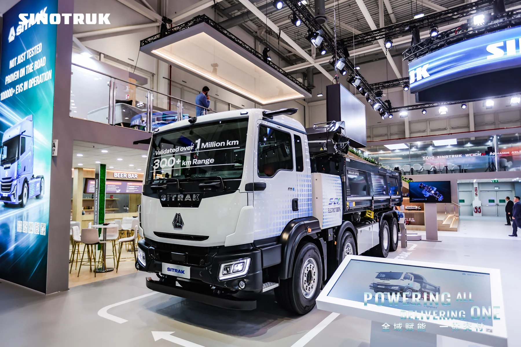 SITRAK battery-electric tipper